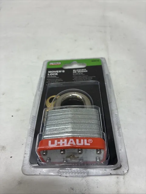 U Haul MOVER'S PADLOCKS 2" Laminated Steel - NEW