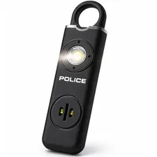 Police Personal Safety Alarm 130dB Loud Rechargeable LED SOS Emergency Keychain