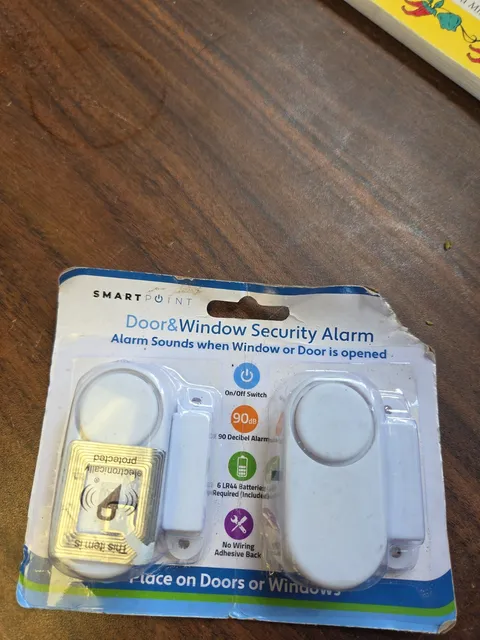 Smart Point Security Window and Door Alarms 2 pack 90dB Batteries Included NEW