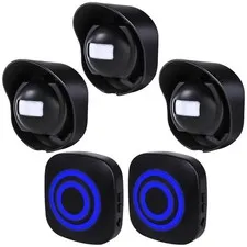 328ft Range Wireless Driveway Alarm, Outside Motion Sensor Alarm