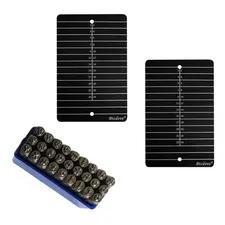 Btcdove Seed Phrase Storage – Made from Pure Titanium, Dual Plates with Steel...