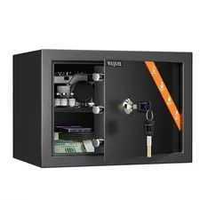 High Security Home Safe Box - 1.2 Cu Ft Steel Lock for Cash & Valuables