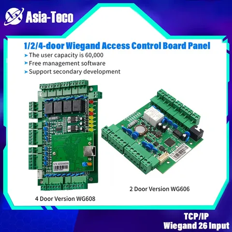 WG606 TCP/IP Network Wiegand 26 34 Entry Attendance Access Panel Control Board R
