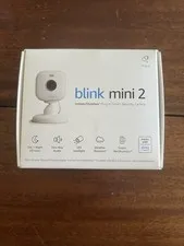 Blink Mini 2 Wired Indoor/Outdoor Smart Security Camera with 1080p HD White