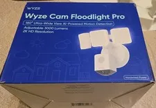 WYZE Cam Floodlight Pro 2.5K QHD Outdoor Wi-Fi Smart Security Camera