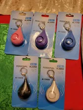 Personal Alarm Keychain choose color in variations