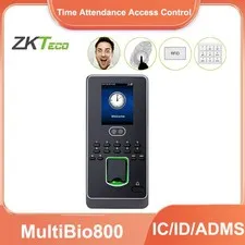 ZKTeco MultiBio800 Face Fingerprint Recognition Time Attendance Access Control
