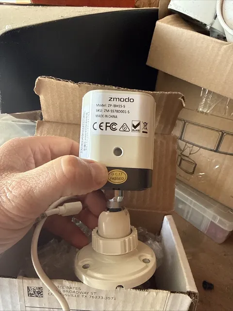 Zmodo 720p sPoE Hd Outdoor Wired Camera ZP-IBH15-S Male MicroUSB 2nd Gen