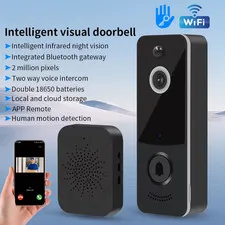 2.4G WiFi Video Doorbell 1080P Wireless Smart Camera Night Vision TTLock