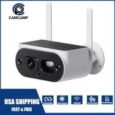4MP Solar Battery Power Security Camera 2K WiFi Wireless Outdoor Cams System