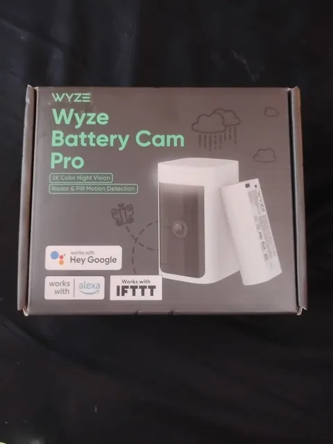 Wyze BATTERY Cam PRO 2k Security Outdoor/indoor Camera Brand New SEALED - White