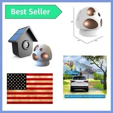 Solar Driveway Alarm 1/2 Mile Long Range - 1 Receiver + 1 Sensor