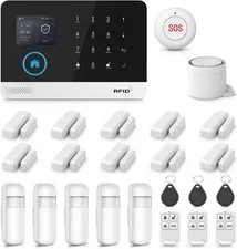 Home Security Systems,Wireless Alarm System with Door Window/Motion Sensors,Loud
