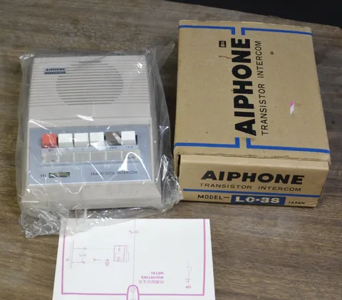 Vintage Aiphone LC-3S Transistor Intercom - New Made in Japan - New Old Stock