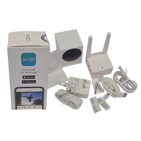 WYZE Cam Outdoor Starter Bundle WVODB1 | Includes Base Station and 1 Camera