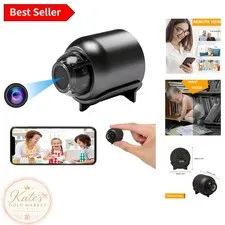 Real-Time Wireless Camera: 1080P HD Mini Monitor for Home & Car Security