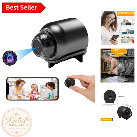 Real-Time Wireless Camera: 1080P HD Mini Monitor for Home & Car Security