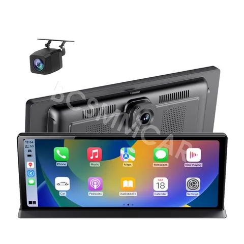 11.3in 5K Dash Cam Car DVR Front Rear Camera Night Vision Mirror Link G-Sensor