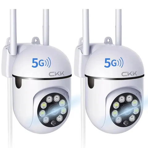 1080P Security Camera Outdoor Corded Power, 2 Pcs 2MP PTZ WiFi Home Camera (2...