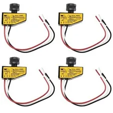 4 PACK DC12V-48V Dusk To Dawn Photocell Light Switch 8-50V Light Sensor Control