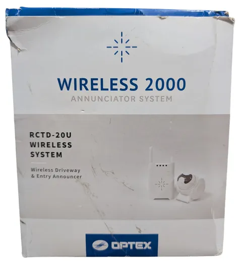 Optex RCTD-20U Wireless 2000 Alert Driveway Alarm Annunciator System