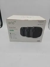 Arlo Essential Spotlight Wire-Free 1080p Security Camera 3 Pack Night Vision