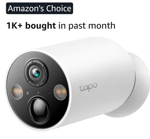 TP-Link Tapo MagCam 2K QHD Wireless Security Camera White Color Night Vision