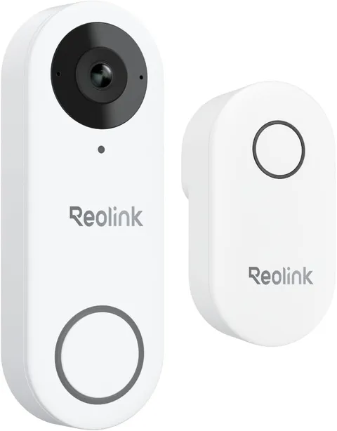 REOLINK 2K Video Doorbell Wi-Fi Camera with Chime, 3:4 Head-To-Toe View, 180°Vie