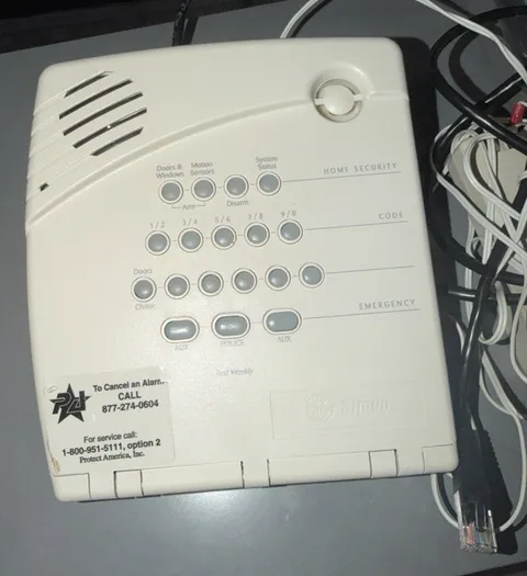 Simon home security Box with Itt Transformer Adapter Used.