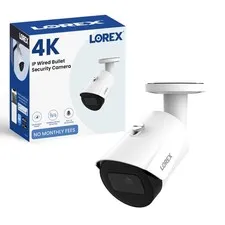 4K 8MP IP Bullet PoE White Wired | Add-On | Color Night Vision | Smart Motion...