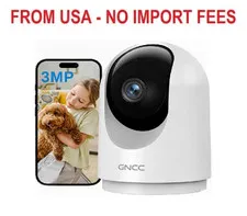 GNCC Indoor Security Camera, 2K Cameras for Home Security with Motion Detection,
