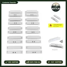 Reed Switch Sensors for Doors/Windows - 10 Sets for Quick Home Security Upgrade