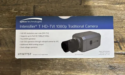 NEW Speco Technologies HTINTT5T Camera - 2 MP Resolution - Lens Not Included