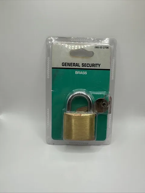 General security brass padlock Brand new