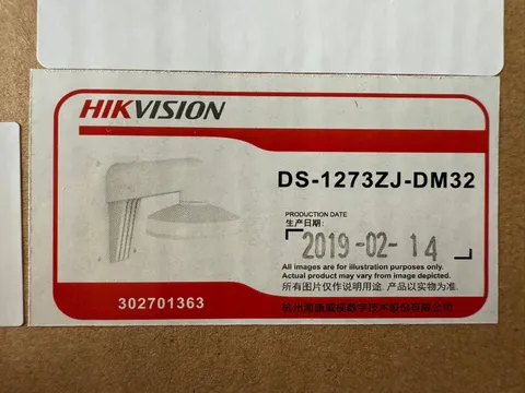 Hikvision DS-1273ZJ-DM32 CCTV Base Wall Mount NEW