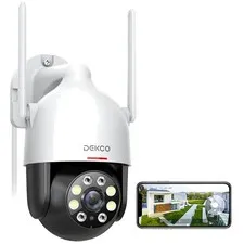 Motion Detection Siren Camera, Full Color Night Vision