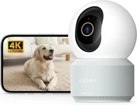 4K Indoor Security Webcam Camera 1-Cam Pack Home Monitoring Pet/Dog/Baby