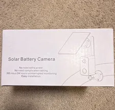 Solar Battery Wi-Fi IP Surveillance Camera 4W PIR Motion Cloud/SD Full Color