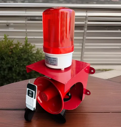 Commercial Home RC Panic SOS Siren 120dB Alarm Emergency Warning Strode Light