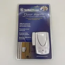 Smith & Wesson Home Security Home Door Alarm With Programmable Keypad 130dB  New