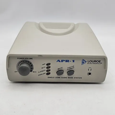 Louroe APR-1 Single Zone Audio Base Station LE-146 Amplifier 