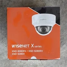 Wisenet XND-6080RV Dome IP Camera Motorized Varifocal Video Analytics White