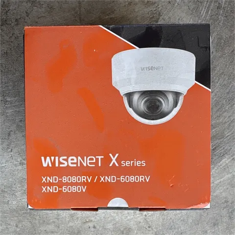 Wisenet XND-6080RV Dome IP Camera Motorized Varifocal Video Analytics White
