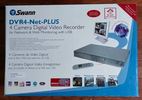 Swann DVR4-Net-PLUS 4 Camera Digital Video Recorder 160 GB HD (Open Box)