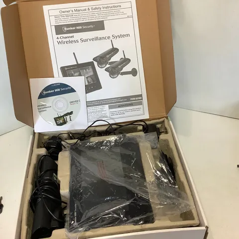 Bunker Hill Security Wireless Surveillance Monitor & 1 Security Camera AS-IS