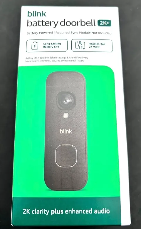NEW SEALED Blink Battery Doorbell 2K+ (newest model) Wireless Video Night Vision