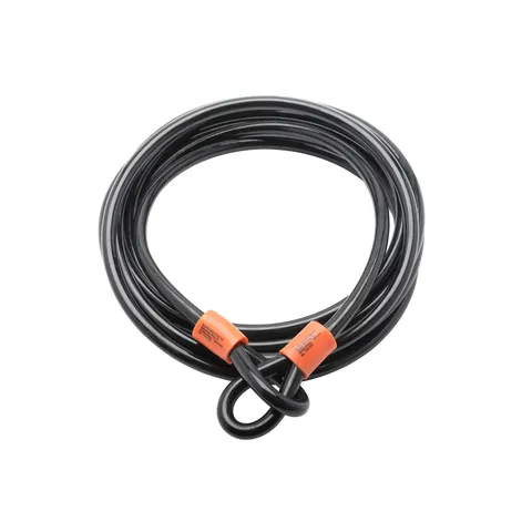 Burg Wächter Double Ring Spiral Safety Cable 500cm With Eyelets