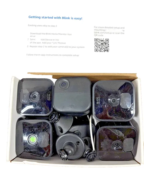 Blink Outdoor Wireless Security Camera Lot 9 Cameras + Sync Module