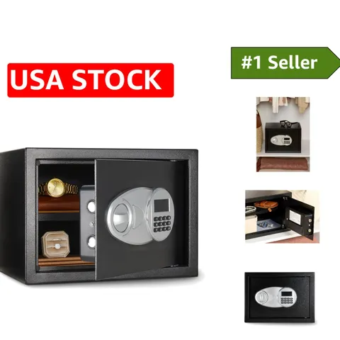 0.5 Cu Ft Electronic Safe with Removable Shelf - Steel Construction for Security