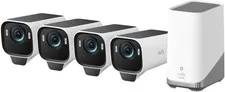 Eufy S3 Pro 4-cam Security Camera Kit, Solar, Wireless, Night Vision, zero fees